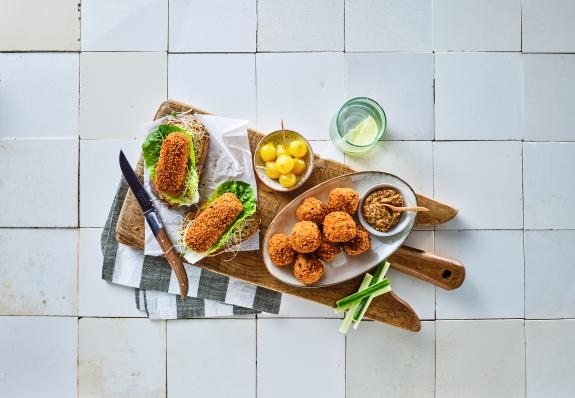 vegan croqetten en bitterballen